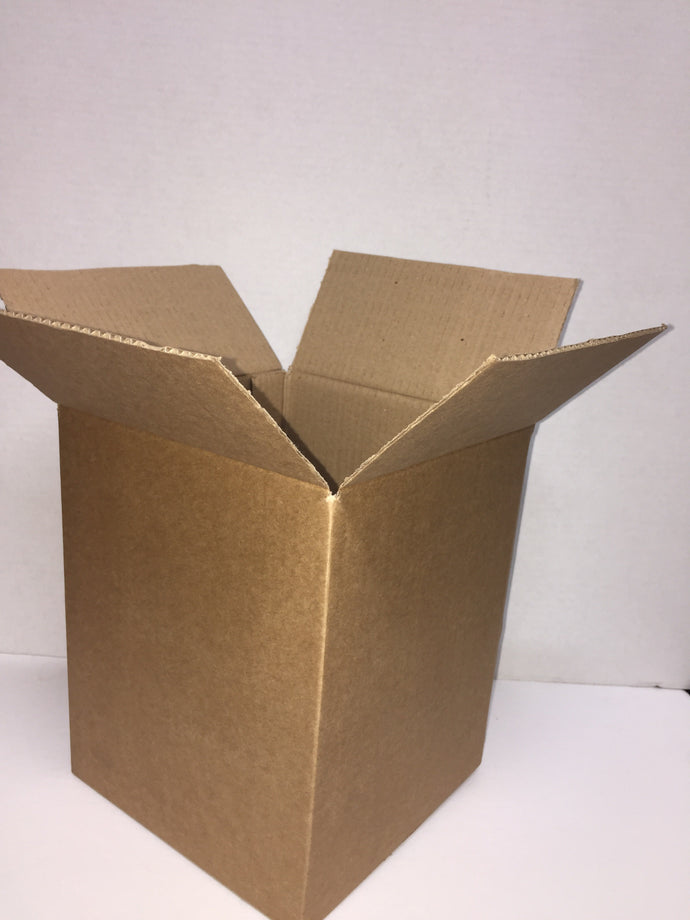 Fefco Style 0201 Glued Plain, Cardboard Box - 190mm x 190mm x 324mm - Brown - Single Wall