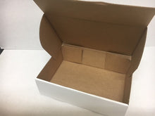 Die Cut Cardboard Box, Cake Box, 0426 Die Cut, Pizza Box Style, Cake Box, White Kraft, 334mm x 225mm x 100mm