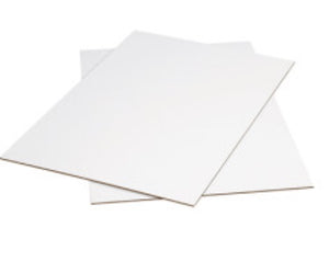 Layer Pad, White 450mm x 450mm - Single Wall (3mm)