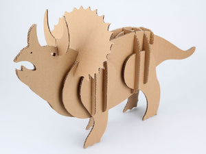 Cardboard Triceratops