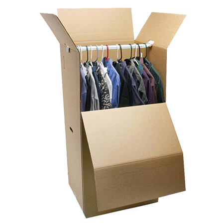 Wardrobe Boxes, Perfect for moving House. Hang up all clothes.